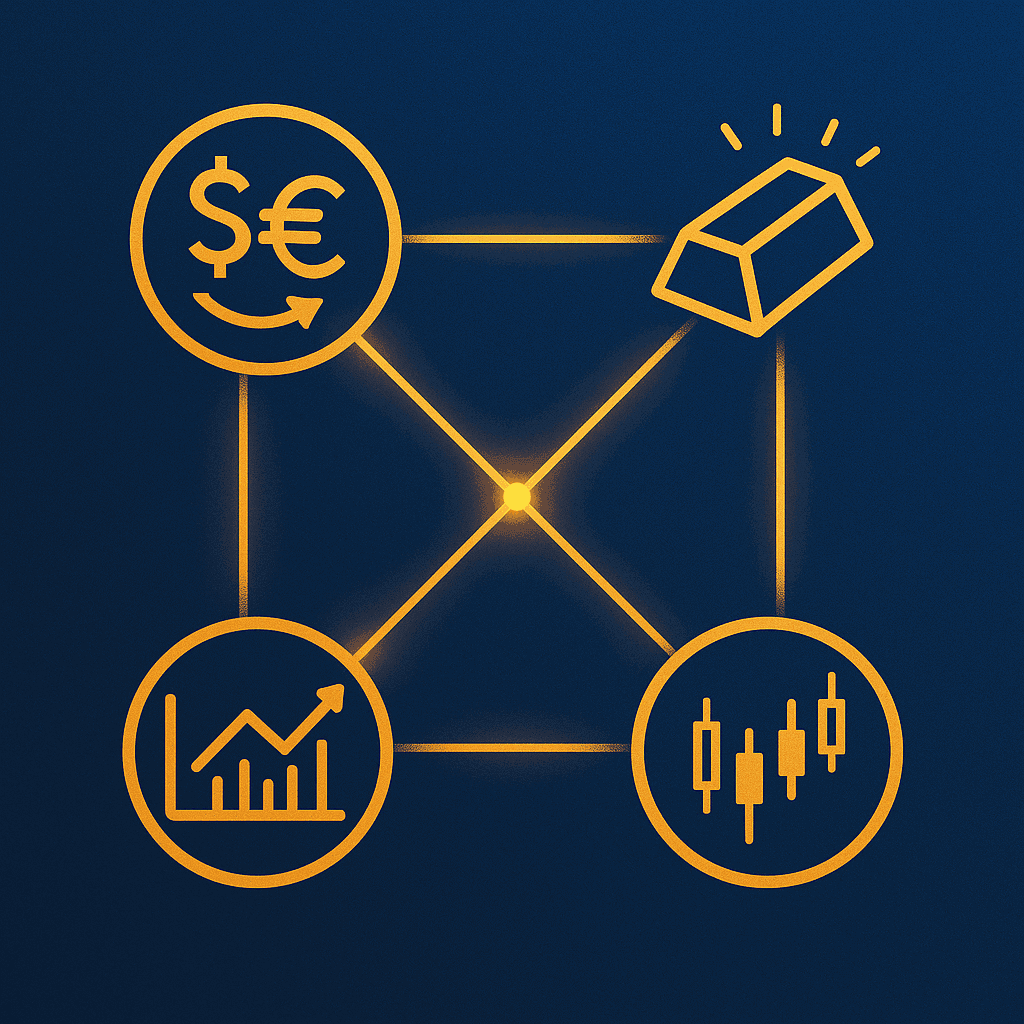 Comprendre les corrélations inter-marchés en trading Forex