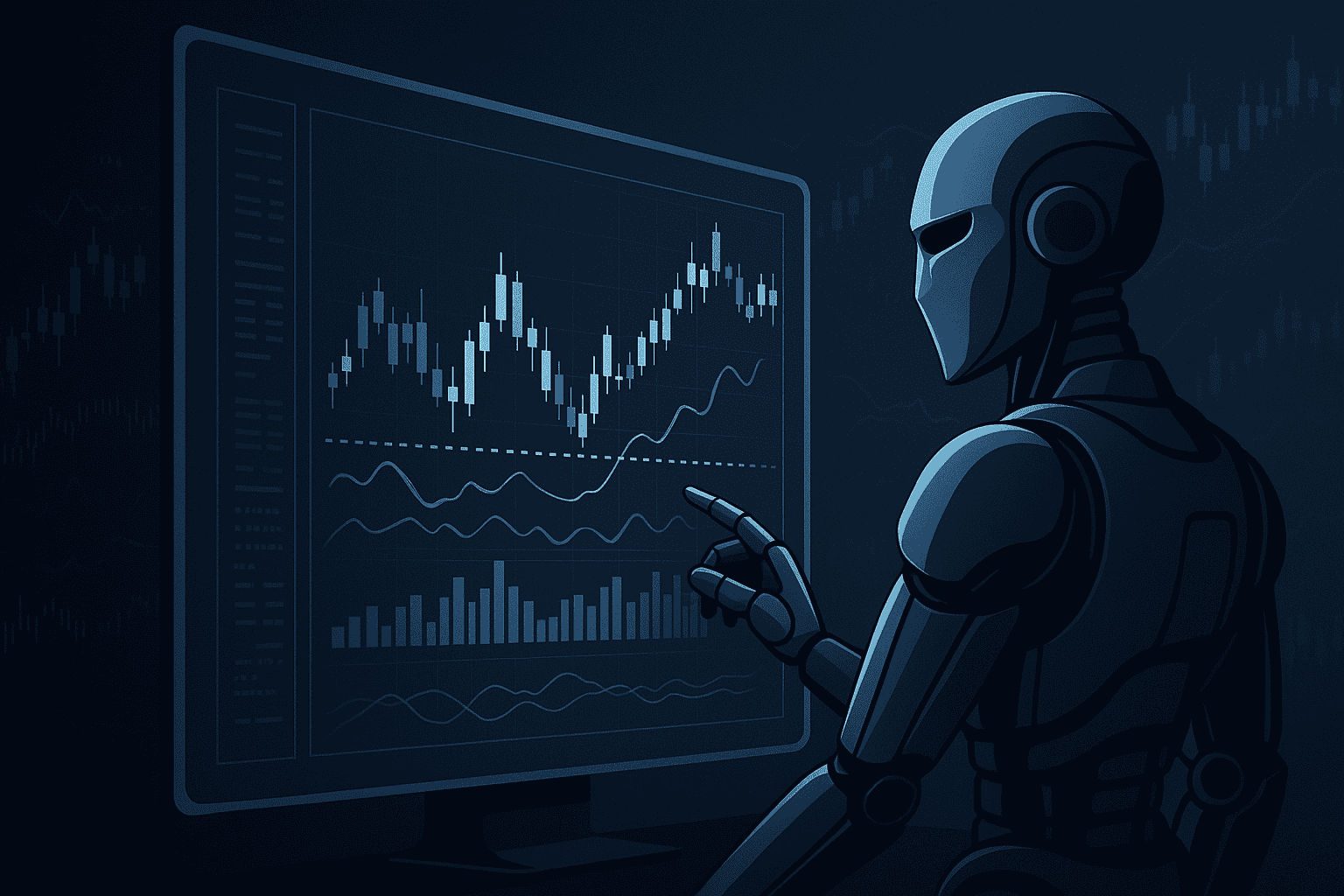 Robot trading forex.